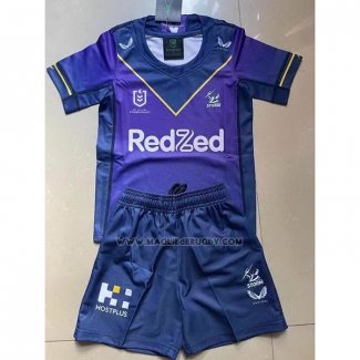 Maglia Bambini Kit Melbourne Storm Rugby 2021 Home