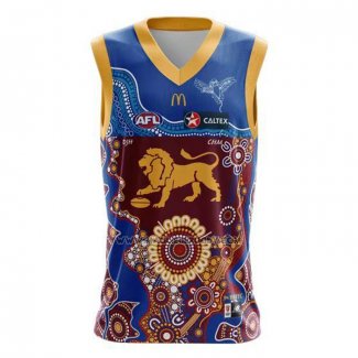 Maglia Brisbane Lions AFL 2023 Indigeno