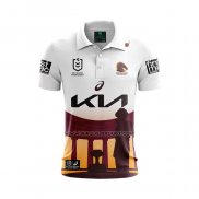 Maglia Polo Brisbane Broncos Rugby 2024 ANZAC