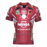 Maglia Brisbane Broncos Rugby Iron Man Marvel 2017 Rosso