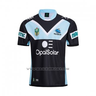 Maglia Cronulla Sutherland Sharks Rugby 2018-2019 Away