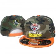 NRL Snapback Cappelli Wests Tigers Camuflaje Arancione