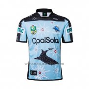 Maglia Cronulla Sutherland Sharks Rugby 2018-2019 Commemorativo