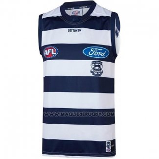 Maglia Geelong Cats AFL 2019 Blu Bianco