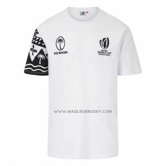 Maglia Fiji Rugby 2023 World Cup Bianco