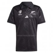 Maglia Nuova Zelanda All Blacks Rugby 2023 World Cup Home