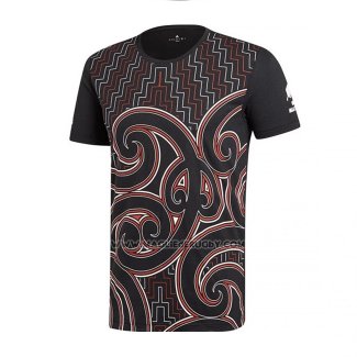 Maglia Nuova Zelanda All Blacks Maori Rugby 2019 Marrone