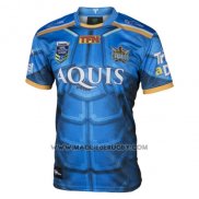 Maglia Gold Coast Titans 9s Rugby 2017 Blu