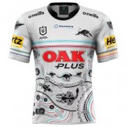 Maglia Penrith Panthers Rugby 2023 Indigeno Bianco