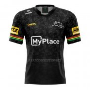 Maglia Penrith Panthers Rugby 2024 Allenamento Nero